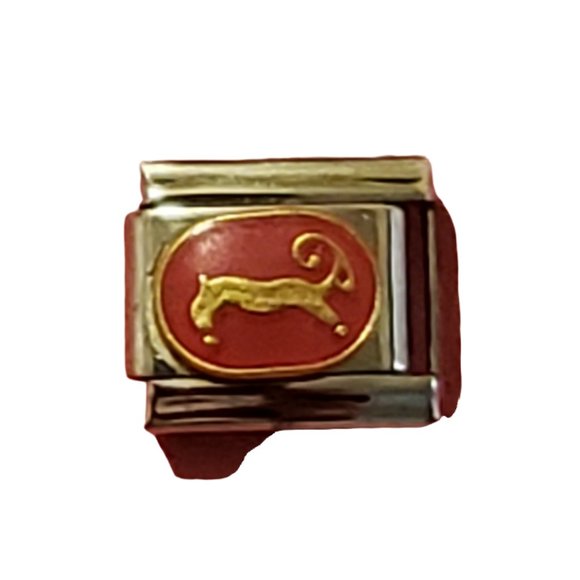 Capricorn 9mm Italian Charm Bracelet link, Unisex - Picture 1 of 1